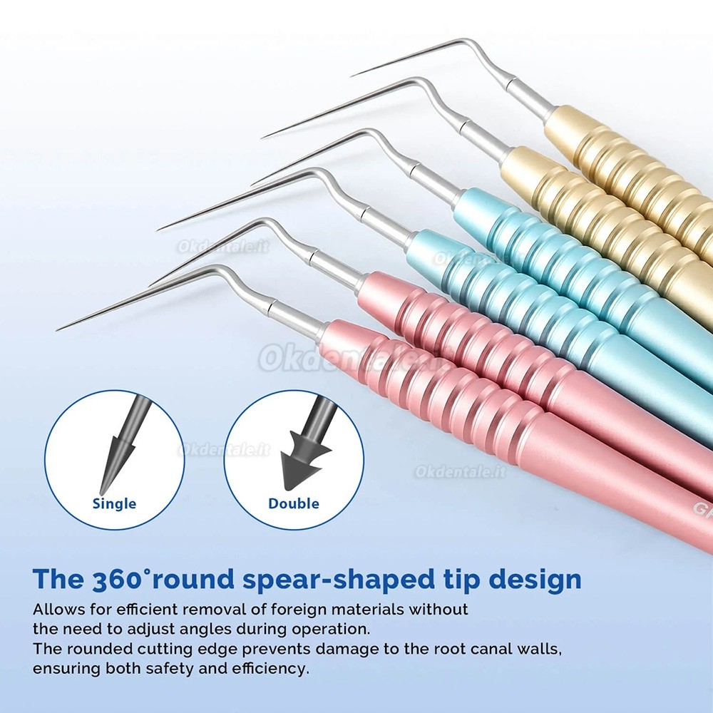 Strumento rimozione guttaperca pour endodontica, Lancia rimozione guttaperca